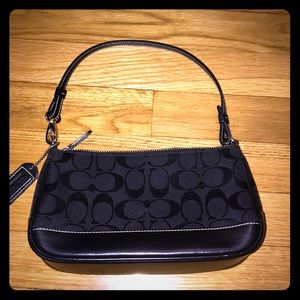 Authentic COACH bag part genuine leather